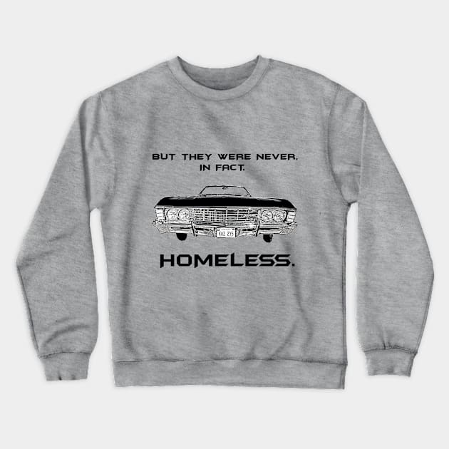 Baby is Home Crewneck Sweatshirt by Winchestered